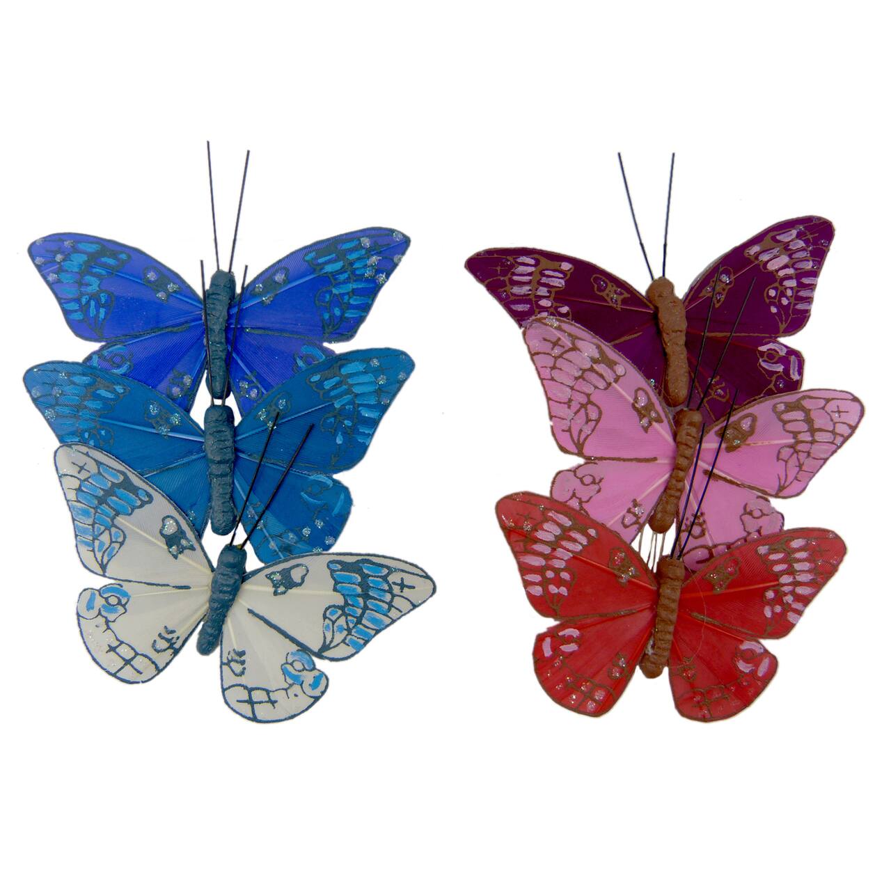 24 Packs: 3 ct. (72 total) Assorted Bright Butterflies by Ashland®